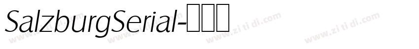 SalzburgSerial字体转换
