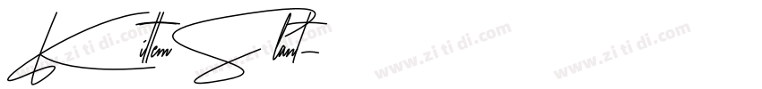 KittemSlant字体转换