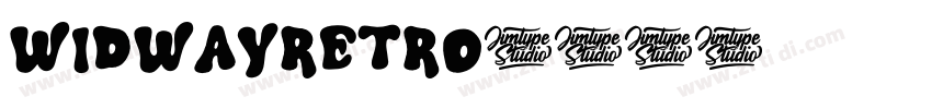 widwayRetro字体转换