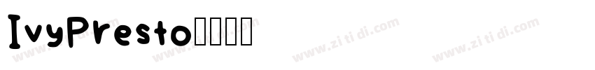 IvyPresto字体转换
