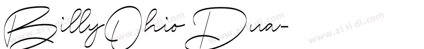 BillyOhioDua字体转换