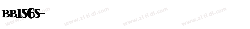 bb1565字体转换