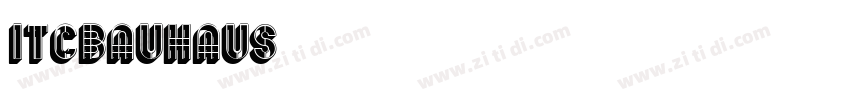 ITCBauhaus字体转换