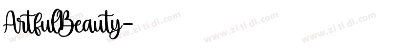 ArtfulBeauty字体转换