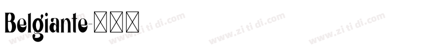 Belgiante字体转换