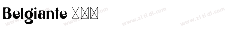 Belgiante字体转换