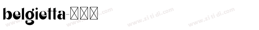belgietta字体转换