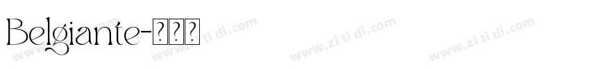 Belgiante字体转换