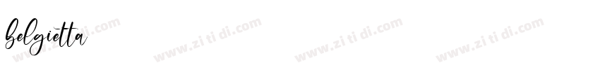 belgietta字体转换