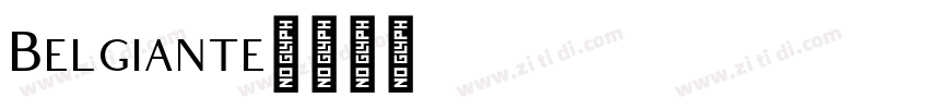 Belgiante字体转换