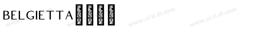 belgietta字体转换