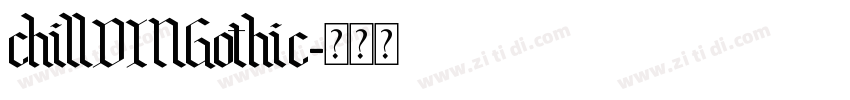 chillDINGothic字体转换