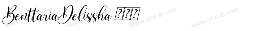 BenttariaDelissha字体转换
