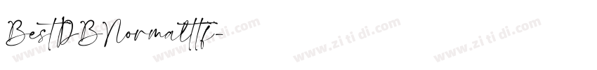 BestDBNormalttf字体转换