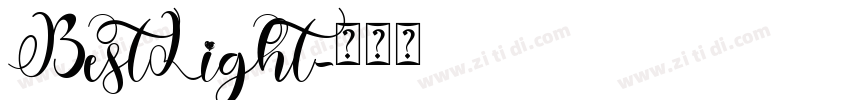 BestLight字体转换