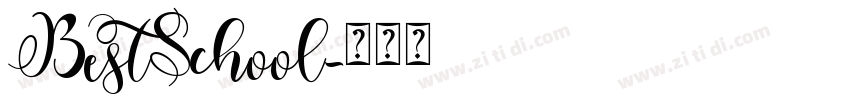 BestSchool字体转换