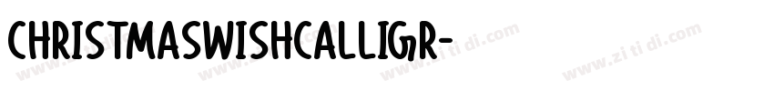 ChristmasWishCalligr字体转换