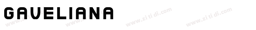 Gaveliana字体转换