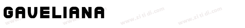Gaveliana字体转换