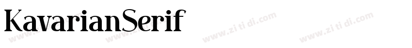 KavarianSerif字体转换
