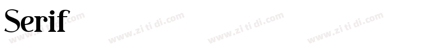 Serif字体转换