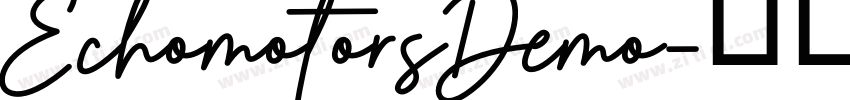 EchomotorsDemo字体转换