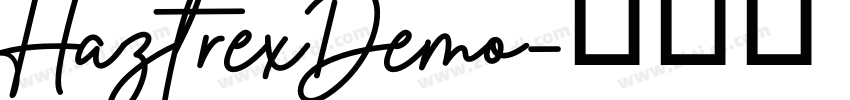 HaztrexDemo字体转换