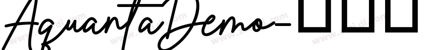 AquantaDemo字体转换
