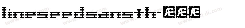 lineseedsansth字体转换
