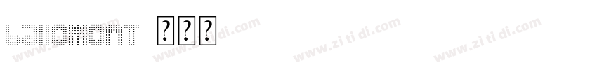 ballomont字体转换