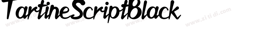 TartineScriptBlack字体转换 TartineScriptBlack字体转换