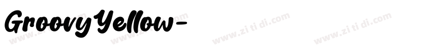 GroovyYellow字体转换