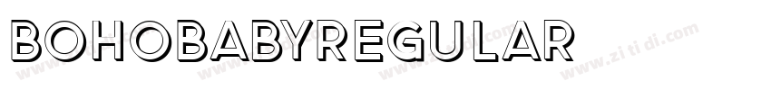 BohoBabyRegular字体转换