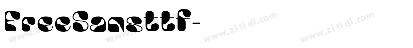FreeSansttf字体转换