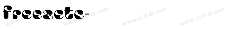 freesetc字体转换