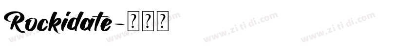 Rockidate字体转换