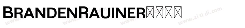 BrandenRauiner字体转换