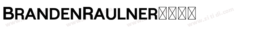 BrandenRaulner字体转换