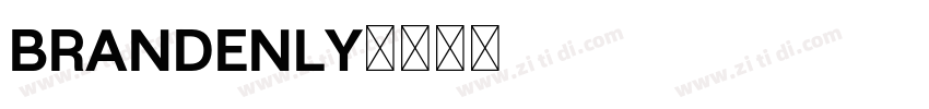 brandenly字体转换