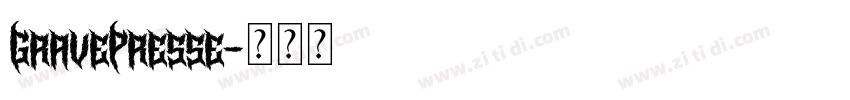 GravePresse字体转换