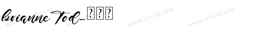 brianneTod字体转换