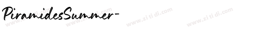 PiramidesSummer字体转换