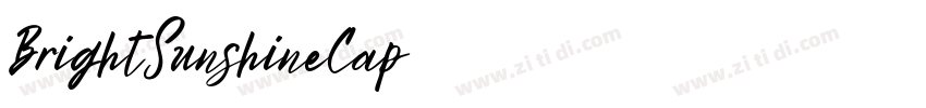 BrightSunshineCap字体转换 BrightSunshineCap字体转换