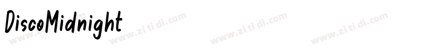 DiscoMidnight字体转换