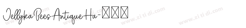 JellykaBeesAntiqueHa字体转换