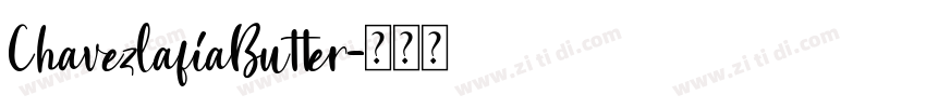 ChavezlafiaButter字体转换