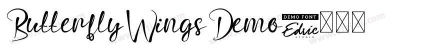 ButterflyWingsDemo字体转换