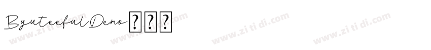 Byuteeful字体转换