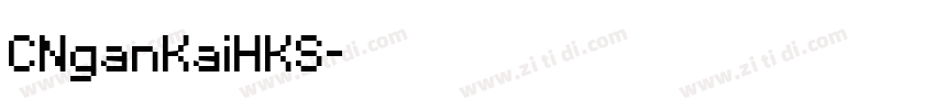CNganKaiHKS字体转换