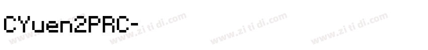 CYuen2PRC字体转换